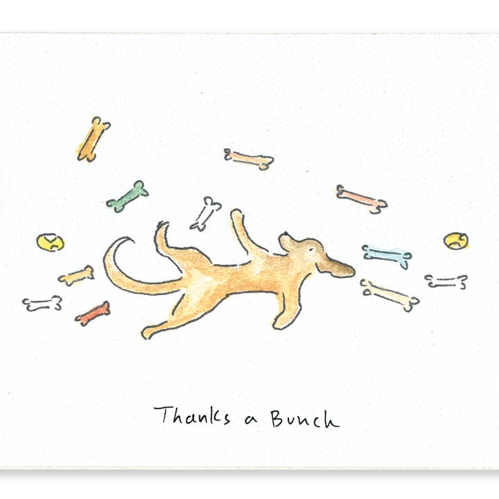 Rosie’s Wonders Connection Cards - Wholesale Thank You Card - Thanks a Bunch - Recycled Paper Thank You Card