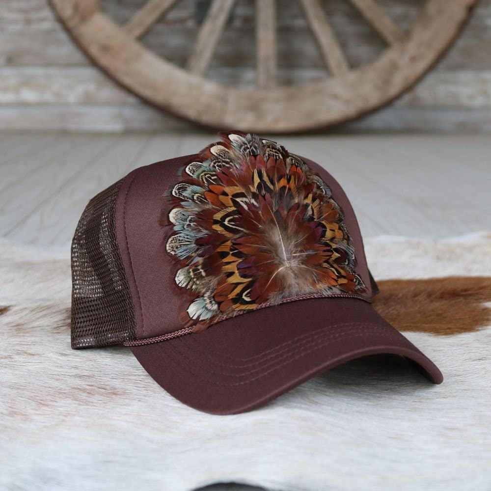Willow Lane Hat Co. - Wholesale Trucker Hat - Women's - Feathered Trucker Caps13