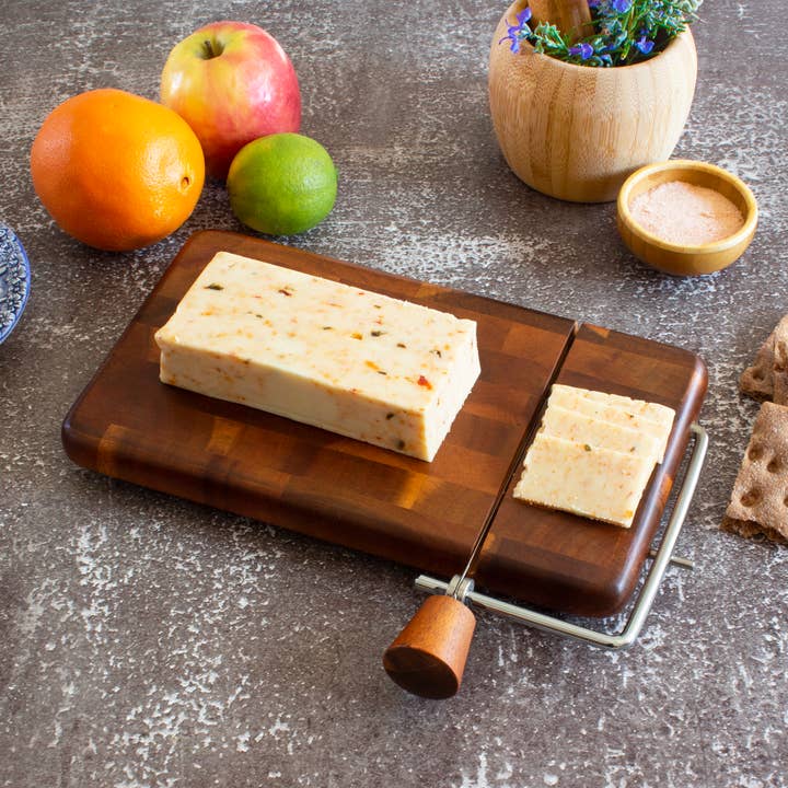 Totally Bamboo - Wholesale Cheese Board - Rock & Branch® Acacia Charcuterie Board with Cheese Slicer
