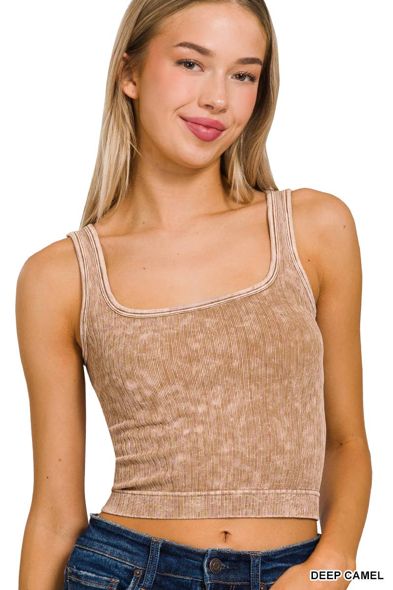 42POPS - Wholesale Tanktop - Dames - .Premium Gewassen Naadloze 2-weg Tanktop11