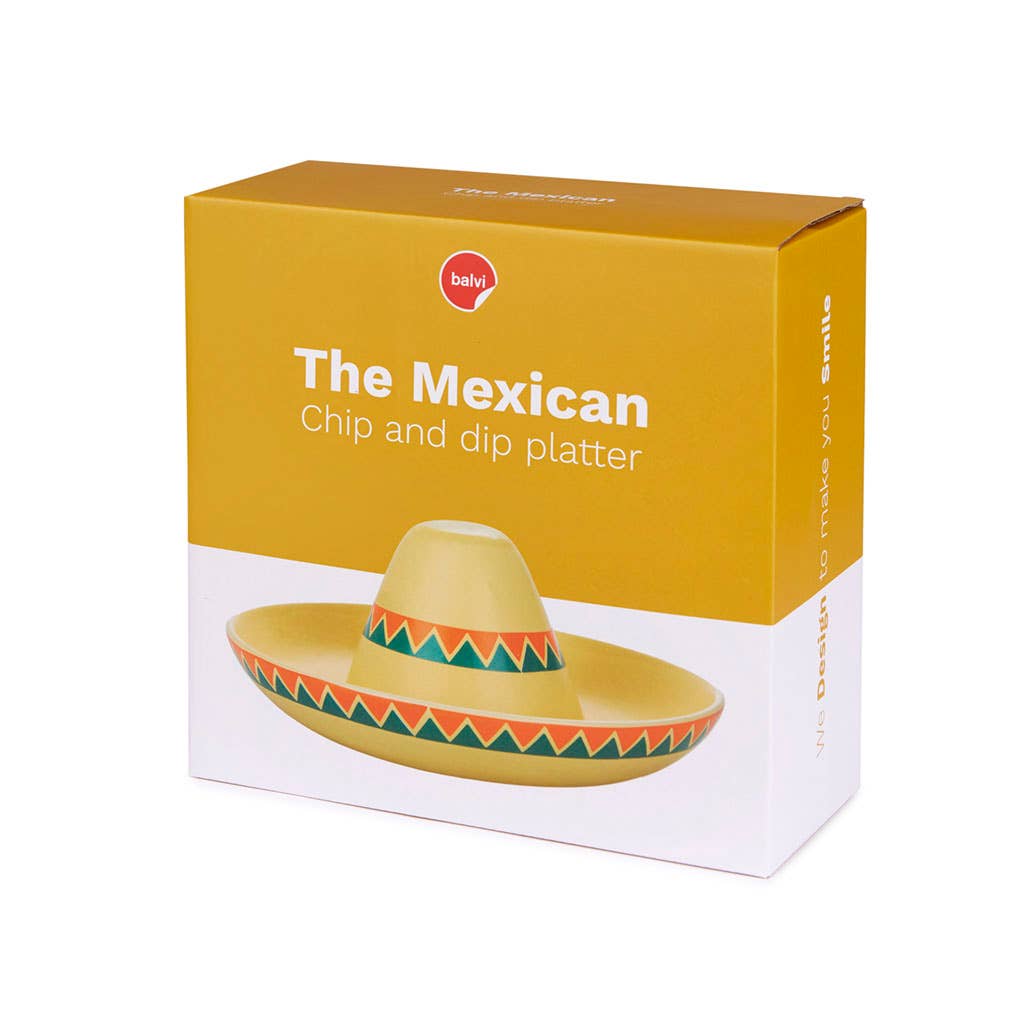 Balvi - Vendita all'ingrosso Insalatiera - Piatto per nachos,The Mexican,giallo,ceramica4