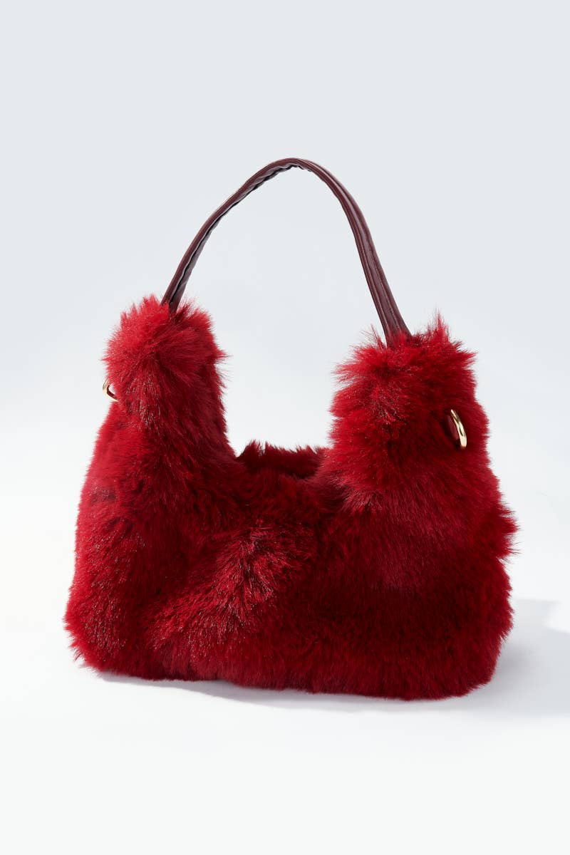 BYREN | ÉLINE L'ATELIER - Wholesale Top Handle Bag - Women's - Faux fur bag CY302JHUI7