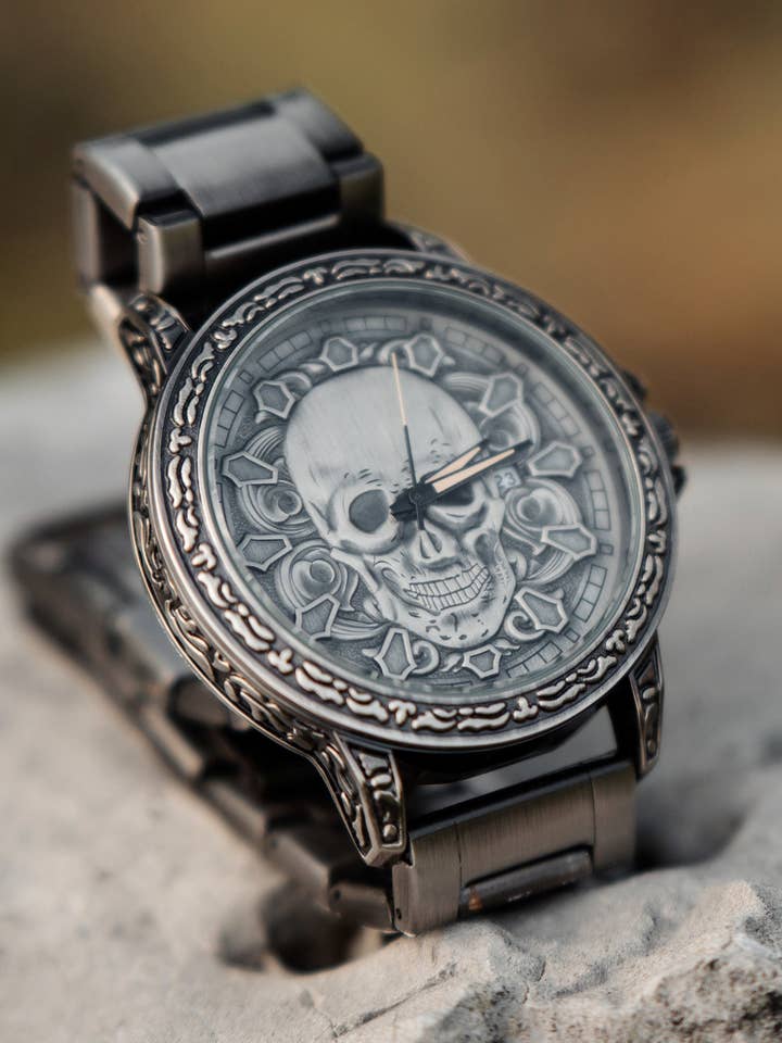 Skullistic 3D geschnitzte Schädel Unisex-Uhr und andere Ergebnisse für männer im Großhandel. Kostenlose Rücksendungen und 60-Tage-Zahlungsziel auf Faire im Trend auf Faire.