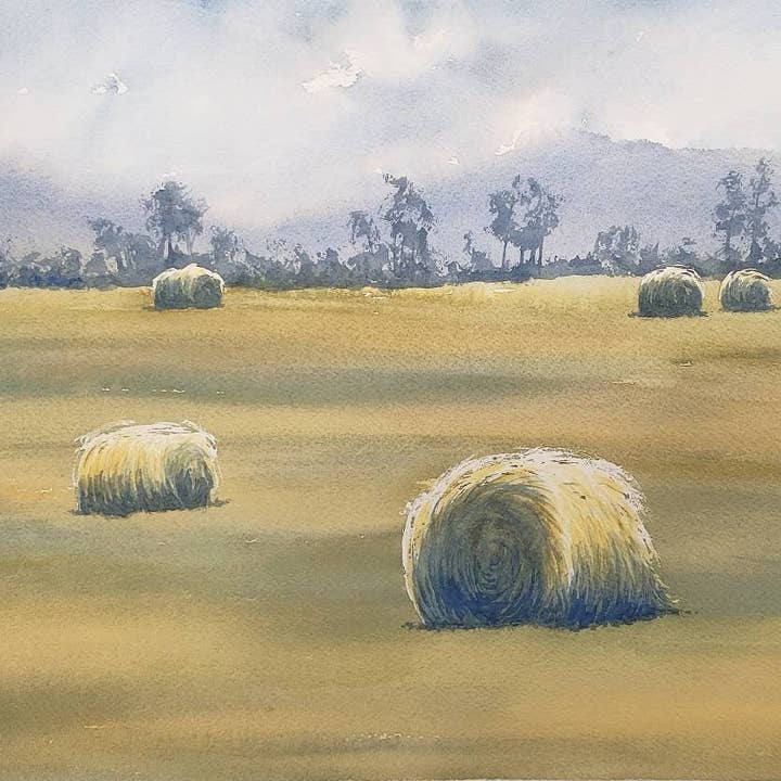 Hay Bales for wholesale by Lauren Hanna