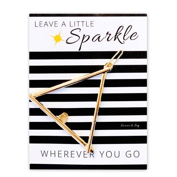 Tiny Gift Society - Wholesale Haarclip - Dames - Sparkle Triangle haarclip