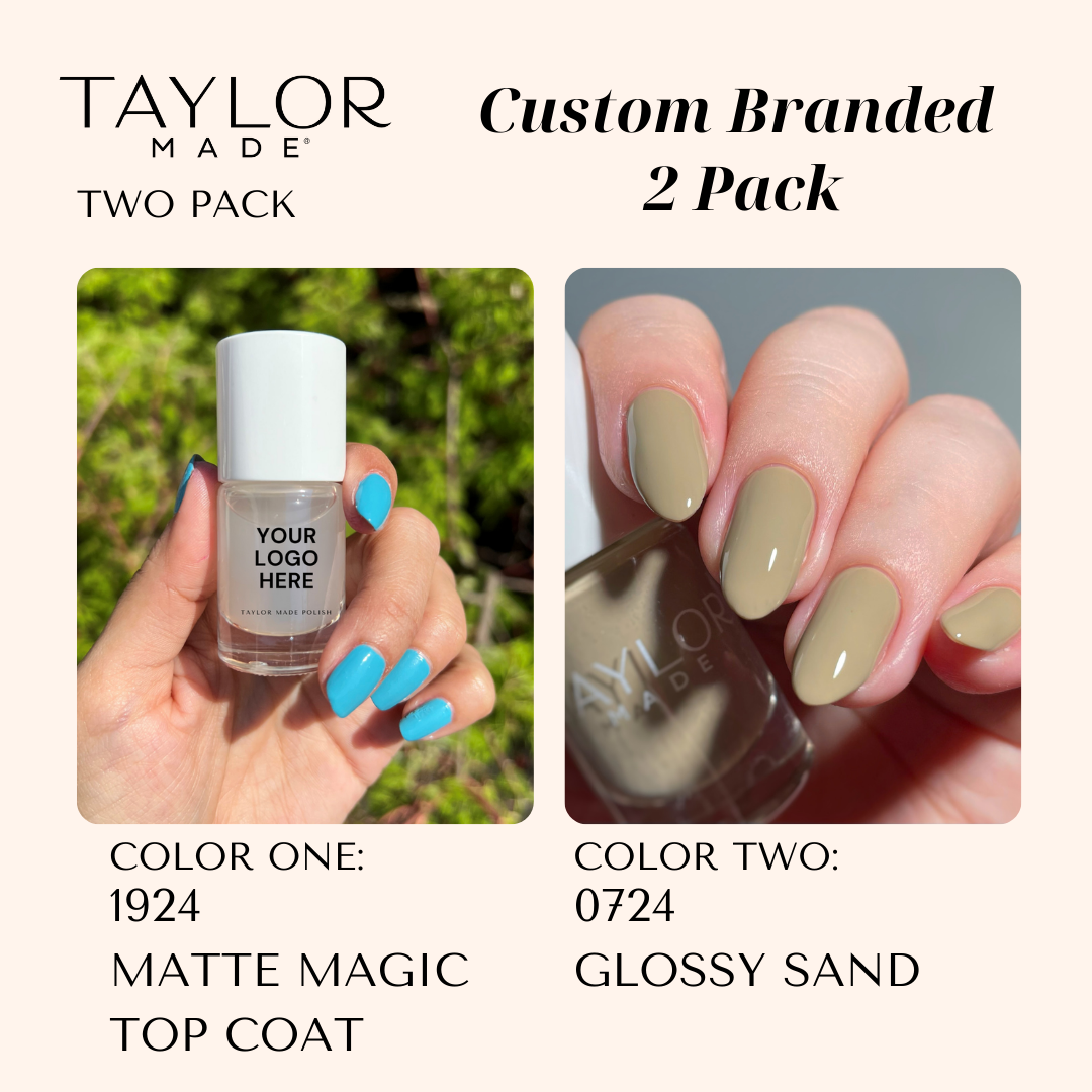 Taylor Made Polish – wholesale Nail polish – Custom Nail Polish: 2 Pack Long-wearing + Vegan + Non-toxic185