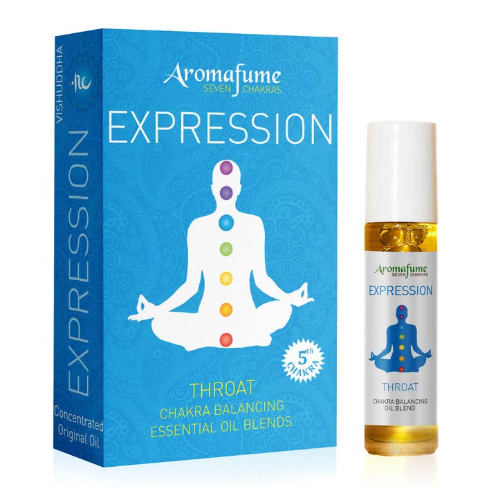 5th Chakra - Throat - Vishuddha Essential Oil Roll-on for wholesale by Aromafume