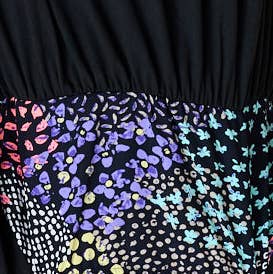 EG fashion - Vente Robe – femme - Robe midi à manches courtes et ceinture florale0