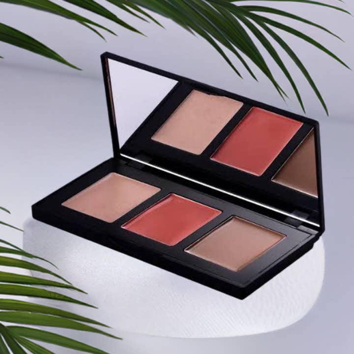 Face Contouring-Cream Cheek Palette. for wholesale by PHNX Cosmetics