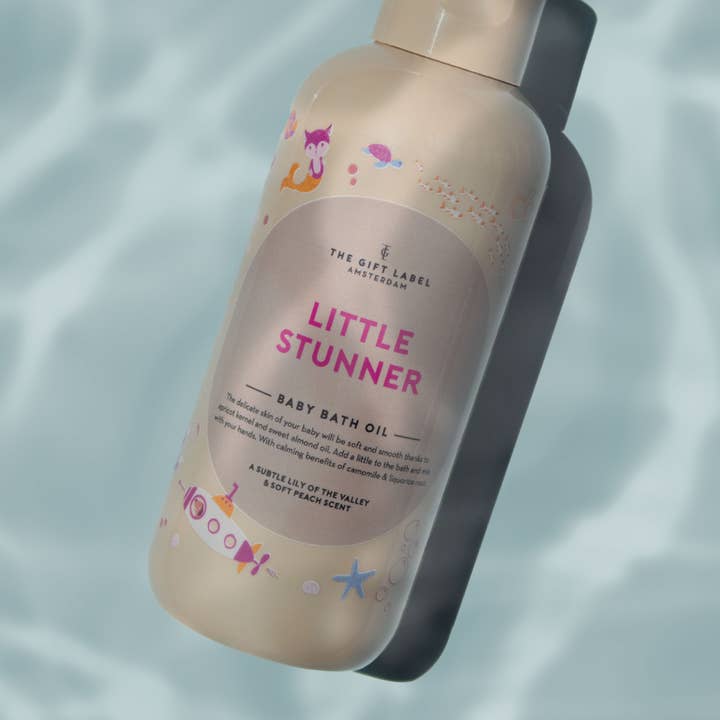 The Gift Label Baby Bath Oil - Little Stunner - 150Ml for wholesale by Oli Olsen