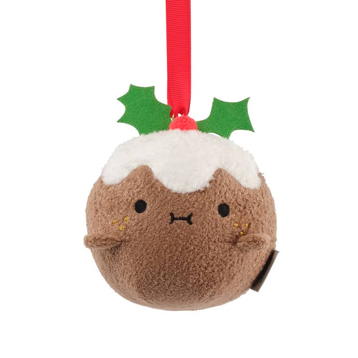 Noodoll - Wholesale Stuffed/Plush Toy - Kids & Baby - Mini Plush Toy - Ricemaspud - Brown Christmas Pudding2
