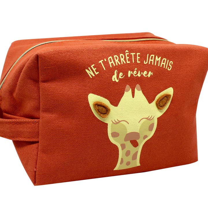 FRENCH TENDANCE – Engroshandel Toilettaske - Unisex – Børne toilettaske - Model GIRAFE