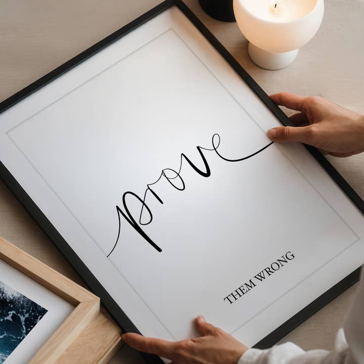 Tales by Jen - Wholesale Poster - Poster 'Prove Them Wrong'8