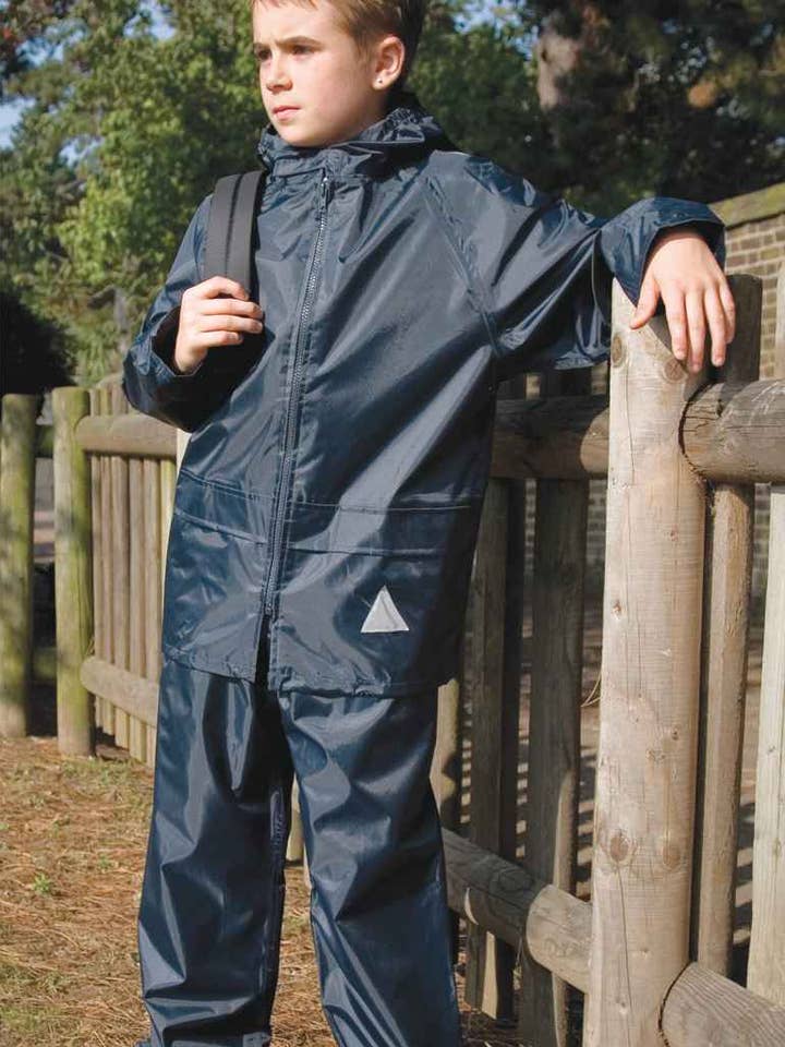 Pierre Francis - Wholesale Rain Suit - Kids - Result - Kids Waterproof Jacket/Trouser Suit in Carry Bag3