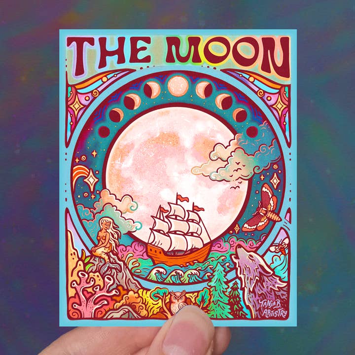 The Moon - Sticker for wholesale by SeeknRevel