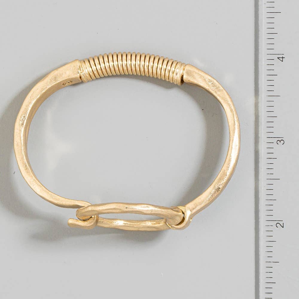 The Looks by Fame Accessories – Engroshandel Armbånd – Hamret cirkel armbånd armbånd3