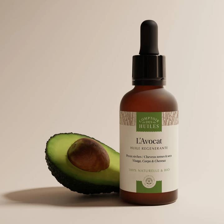 Avocadoöl FFL und Bio - regenerierendes Öl für Gesicht, Haare & Körper für den Großhandel von COMPTOIR DES HUILES