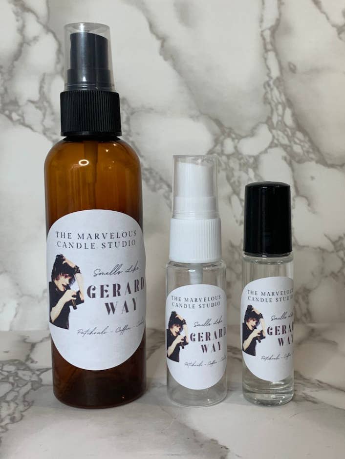 Parfums et sprays d'ambiance Gerard Way pour la vente par Marvelous Candle Studio