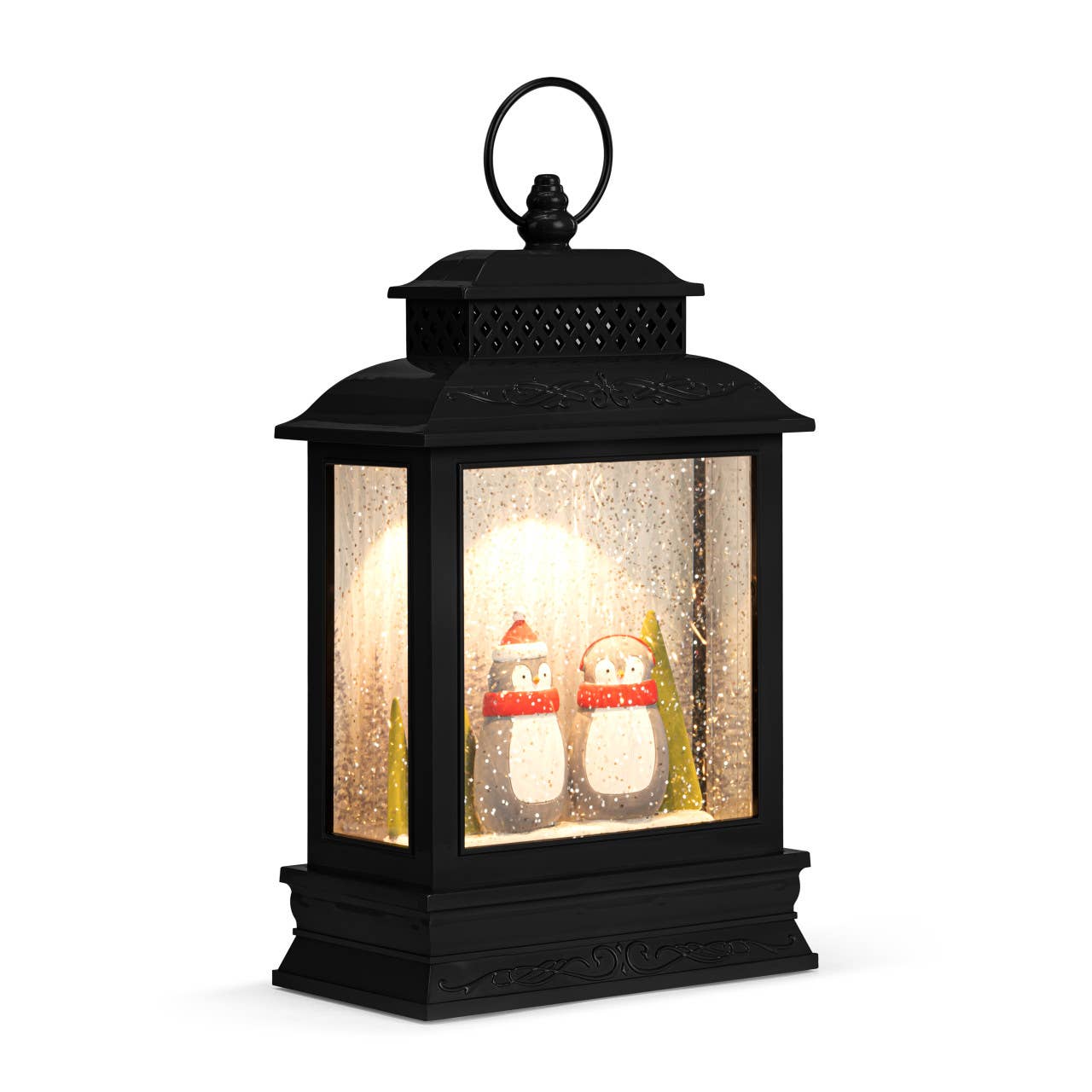 DEMDACO - Wholesale Snow Globe - Lit Musical Penguin Pair Lantern2