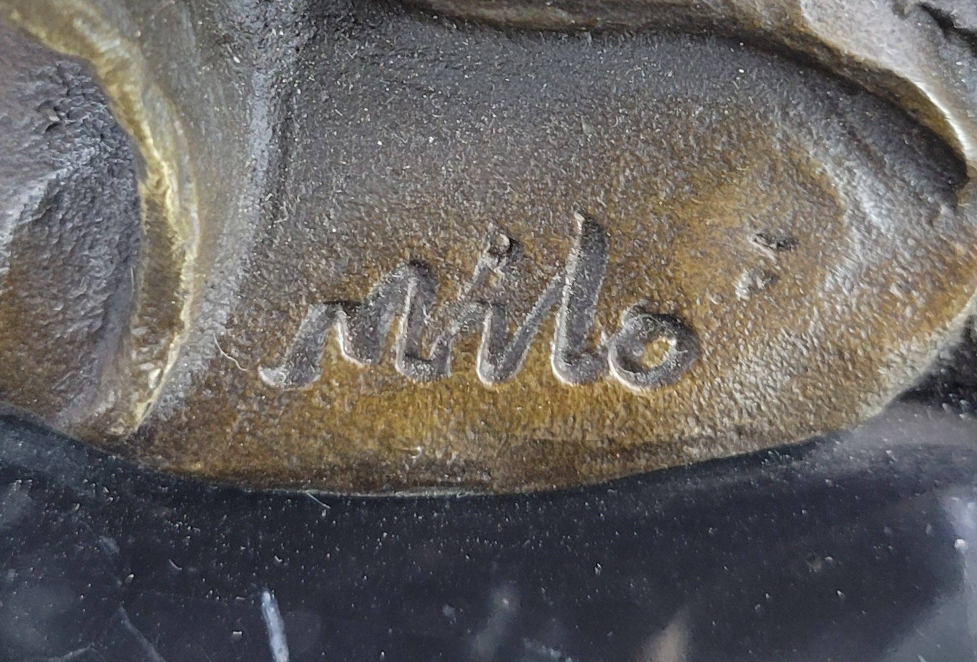 Bronzhaus - Wholesale Sculpture - Two Rearing Stallions Horses Bronze Sculpture Statue Horse Lover Decor Signed Art on Marble Base9