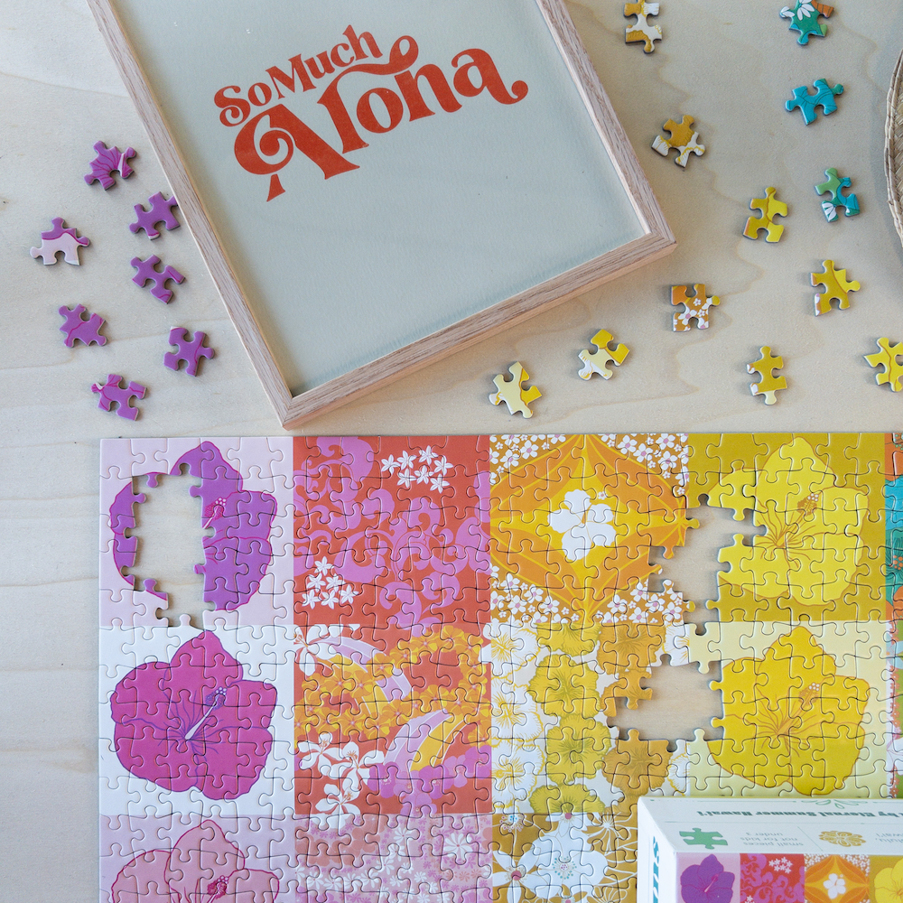 Surf Shack Puzzles - Wholesale Puzzle - Adult - Anuenue Quilt - 1000 piece puzzle2