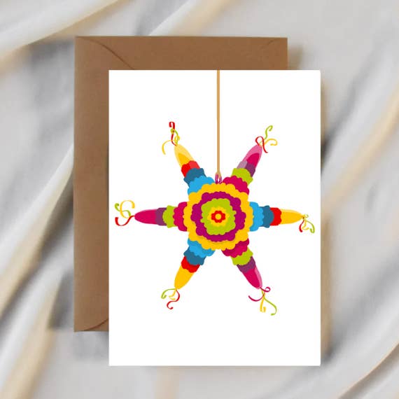 Piñata Card for wholesale by Party Collective