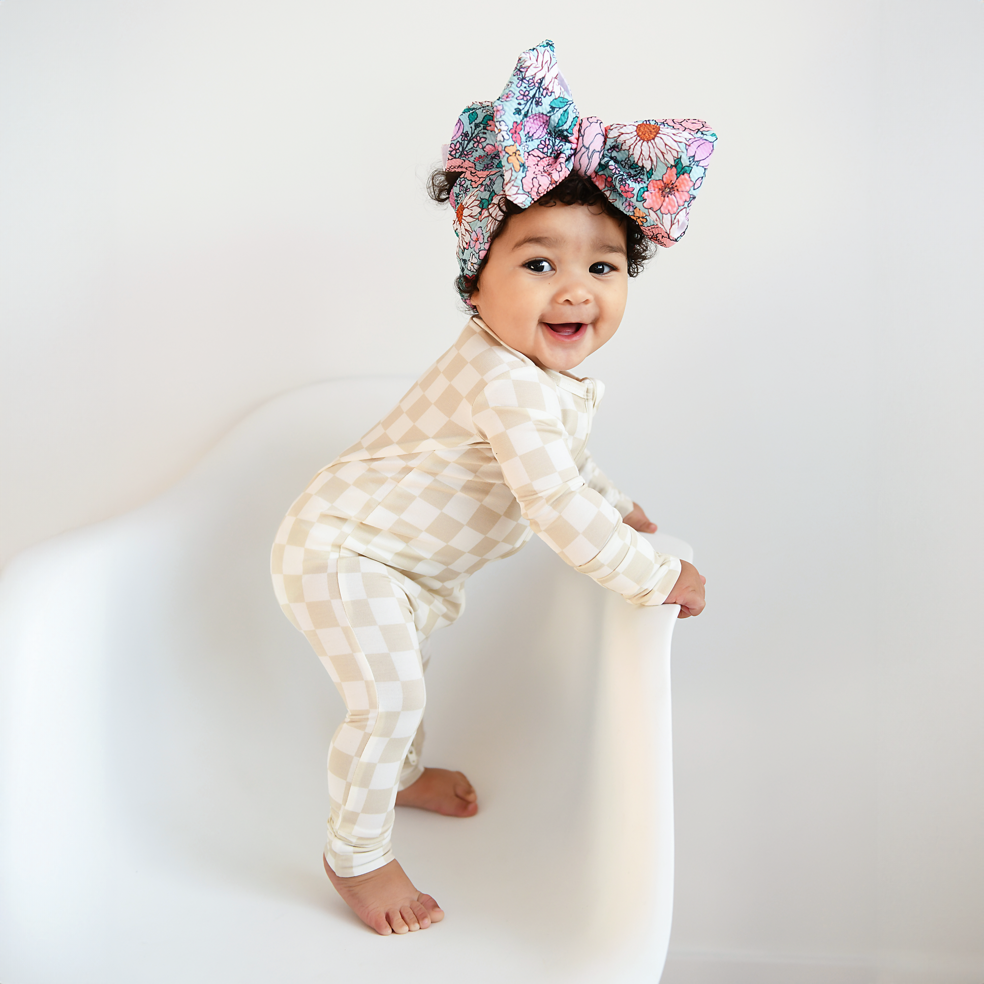 Gigi and Max - Wholesale Sleepsuit - Baby - Oakley Zip Bamboo Baby Pajama Sleepies Little Baby 3