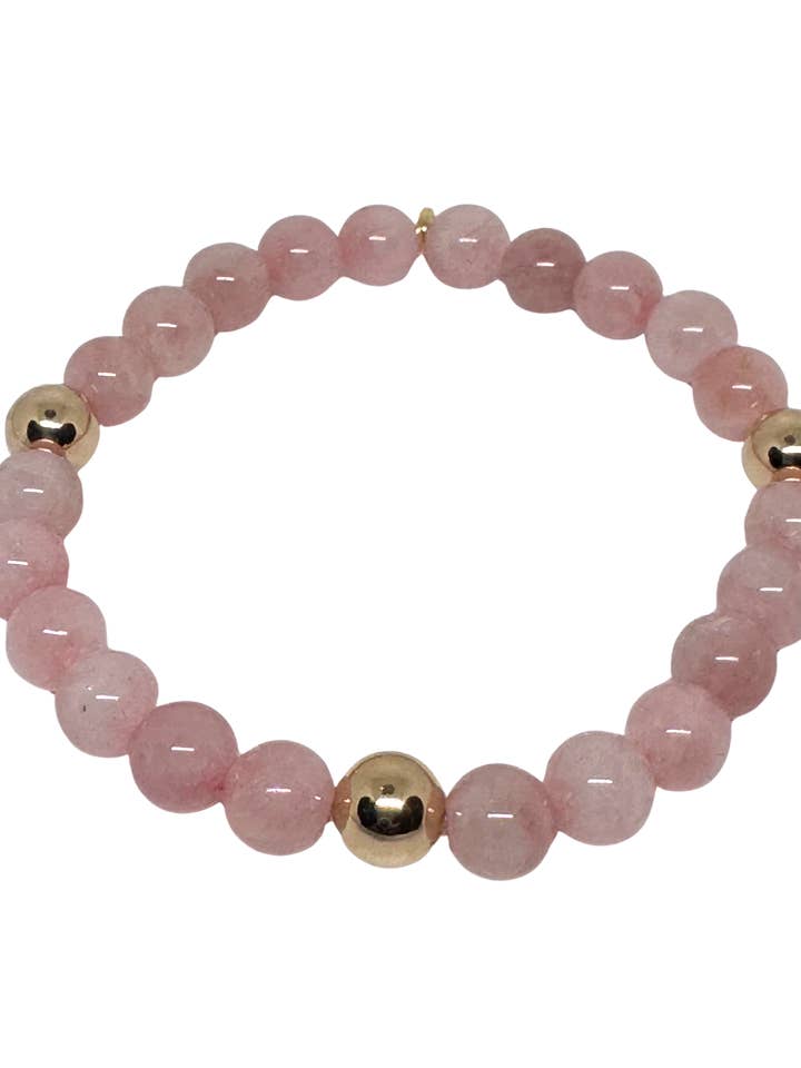 The Self Love Bracelet with 14K Gold Balls for wholesale by XO Maria Louise