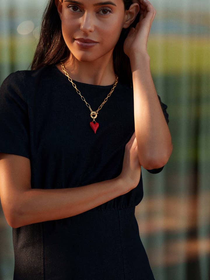 Colar Cœur Rouge por atacado de Sofia Godinho