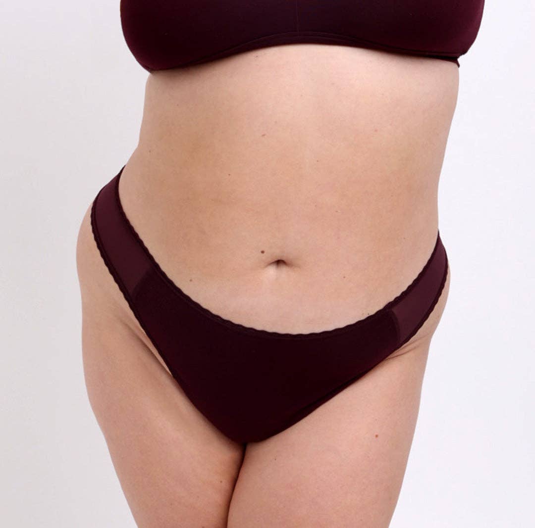 La Coochie – wholesale Underwear – Women's – Organic Cotton Mid Rise Thong25