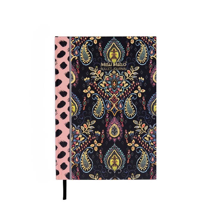 Melli Mello Paisley Addict A5 Bullet Journal for wholesale by Melli Mello