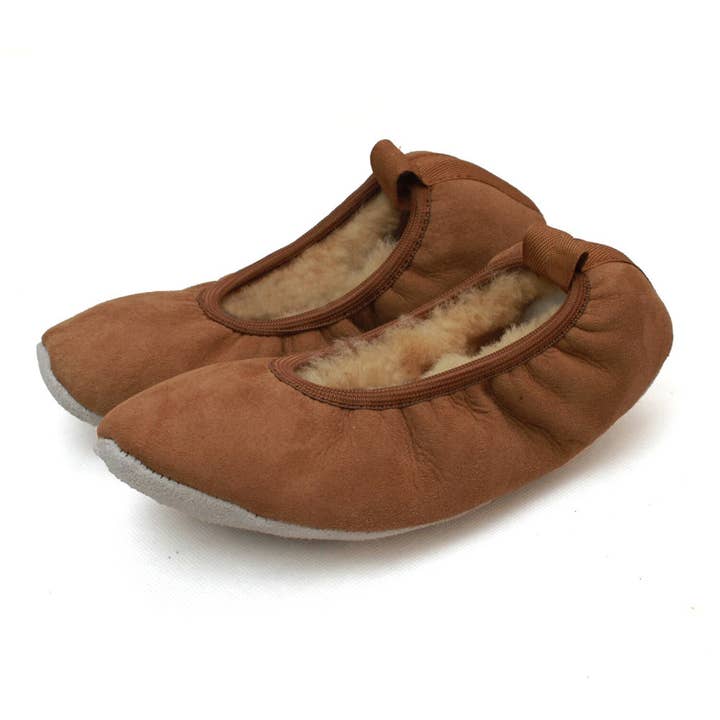 Eastern Counties Leather – wholesale Slippers – Women's – ECL919 Ballerina Pump Style Slipper