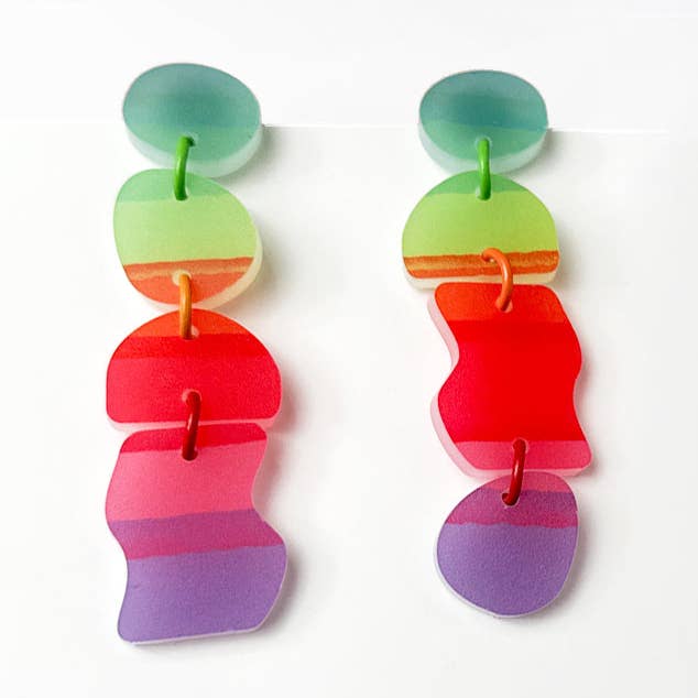 Rainbow Dangles for wholesale by Little Geraldine