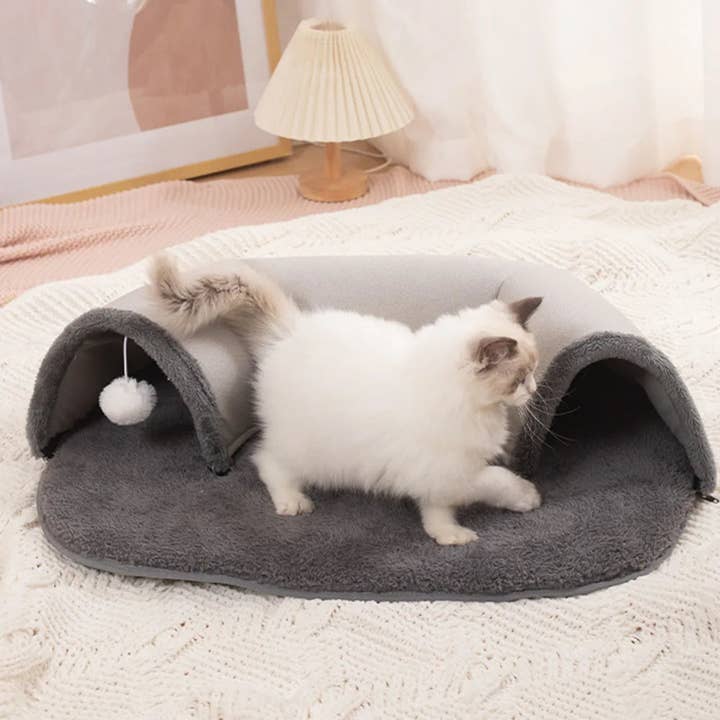 YIKELEATHER - Wholesale Pet Toy - Cat - Ellipses Pet Cat Tunnel Interactive Play Toy Cat Bed Nest Dual Use Ferrets Rabbit Tunnels Indoor Toys House Kitten Training Toy