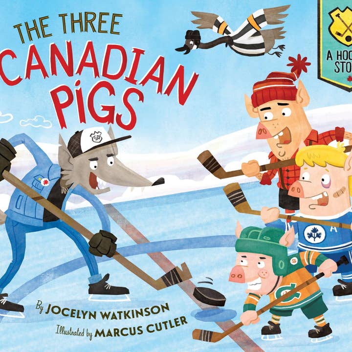 Sleeping Bear Press - Wholesale Book - Kids - The Three Canadian Pigs: A Hockey Story Picture Book