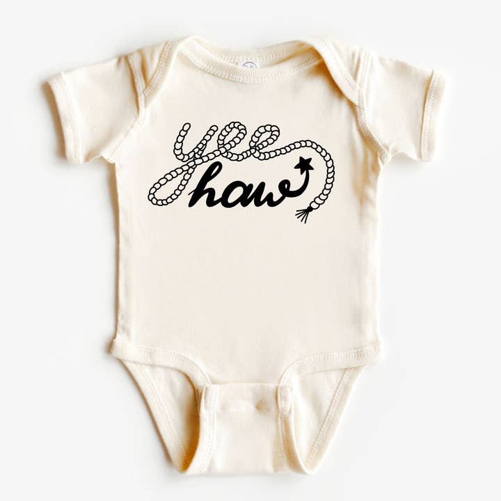 Yeehaw Baby Bodysuits | Baby Gift | Western Apparel for wholesale by Dorothy’s Reason