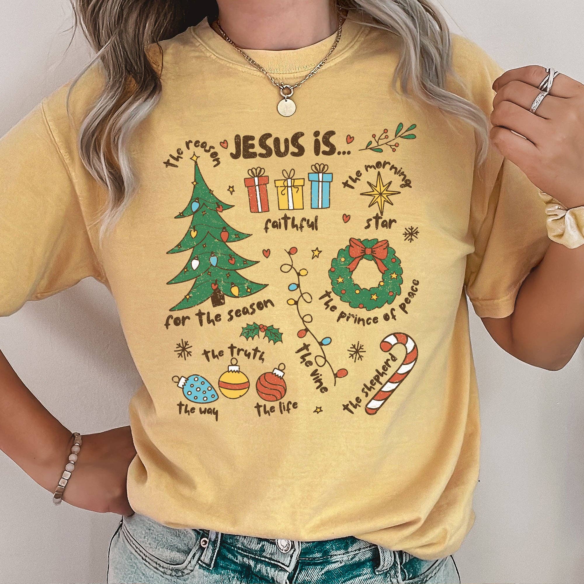 Refinery Number One LLC - Wholesale T-Shirt (Graphic) - Women's - Jesus Is The Reason, Christmas, Religious, Christian Tshirt2