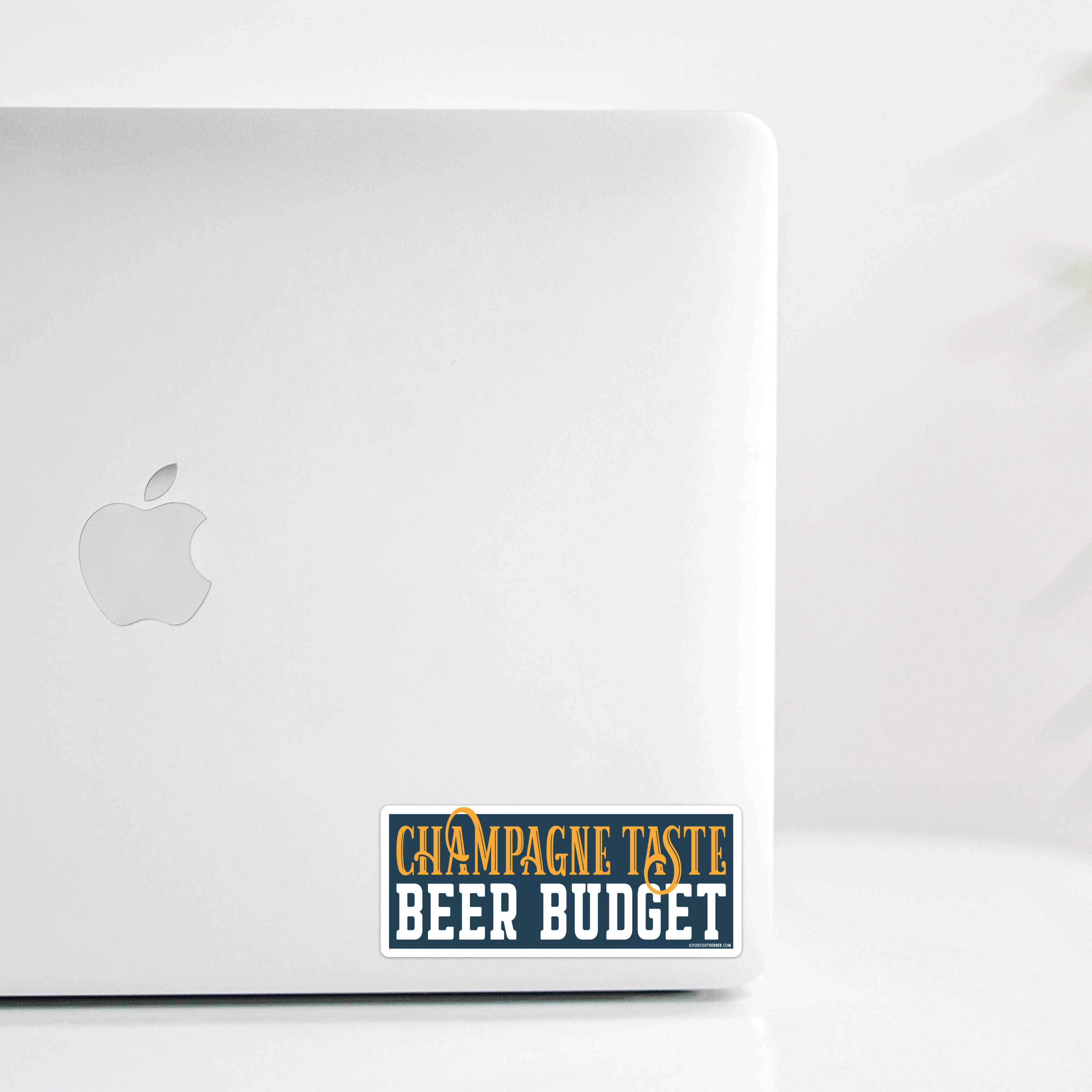 Good Southerner - Wholesale Sticker - Champagne Taste Beer Budget Sticker1