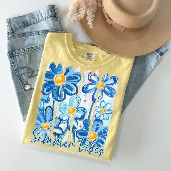 Summer Vibes Tshirt for wholesale by Southern Backroad Tees LLC