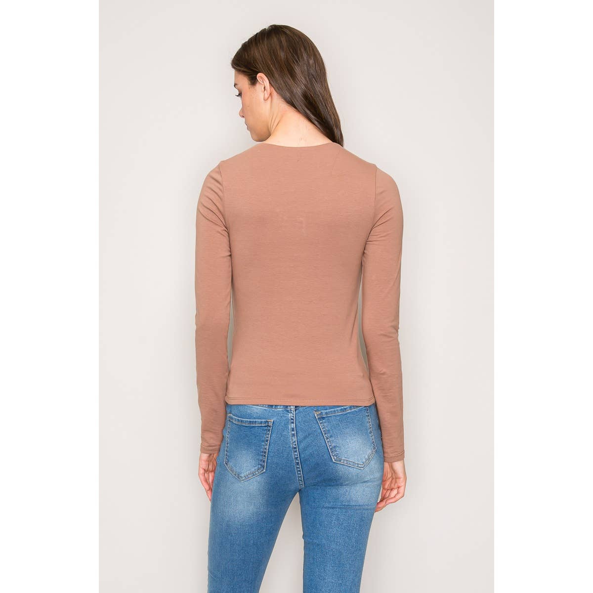 Popular 21 - Wholesale Knit Top - Women's - Double Layer Cotton Long Sleeves Top9