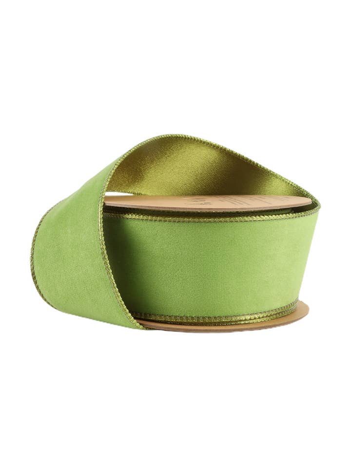 2 1/2" Reversible Classic Velvet Wired Ribbon | Lime/Shimmer Lime | 10 Yard Roll
and other Purchase Wholesale lime green. Free Returns & Net 60 Terms on Faire trending on Faire.