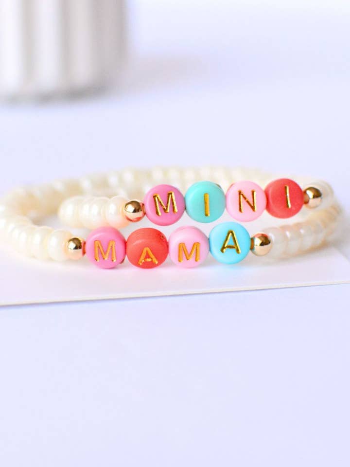 Mama MINI Bracelet – Inspirational Matching Jewelry, Pearl for wholesale by Two and Crew - Faith Based Jewelry & Gifts
