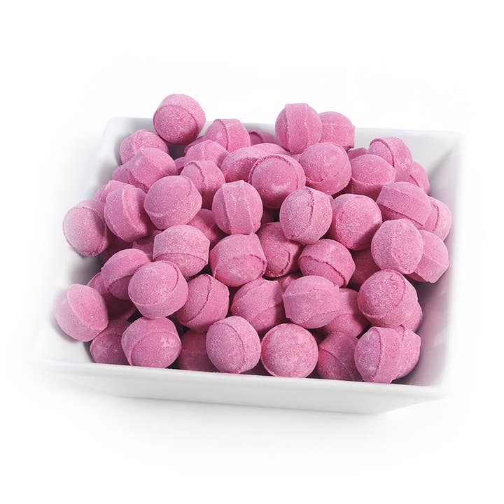 1 kg de billes de bain framboise pour la vente par Bath Bubble & Beyond