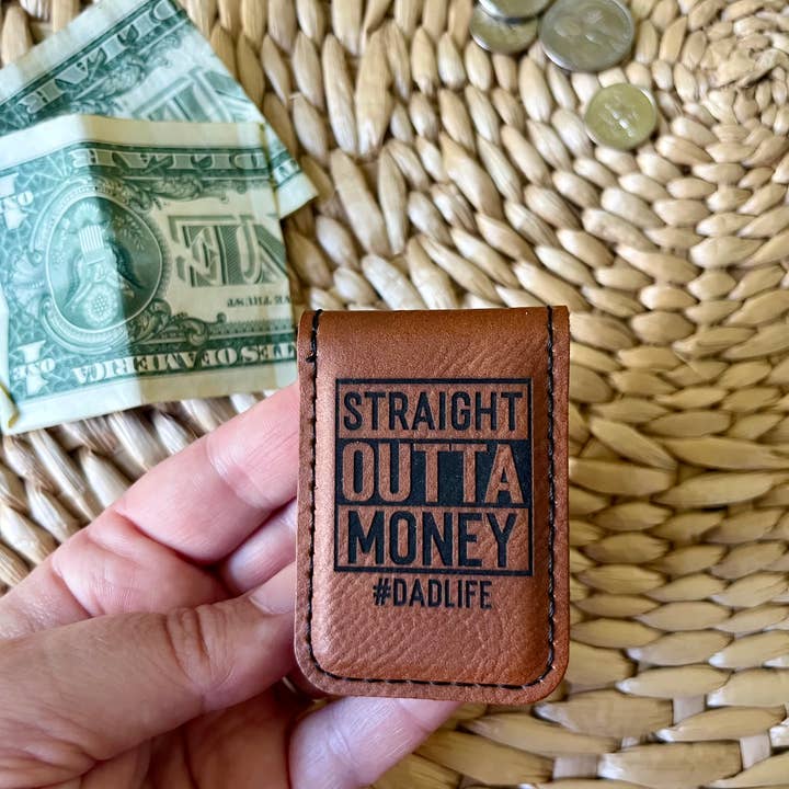 Rustic Raleigh - Wholesale Money Clip - Unisex - Men's Gift Father's day Gift Leatherette Money Clip