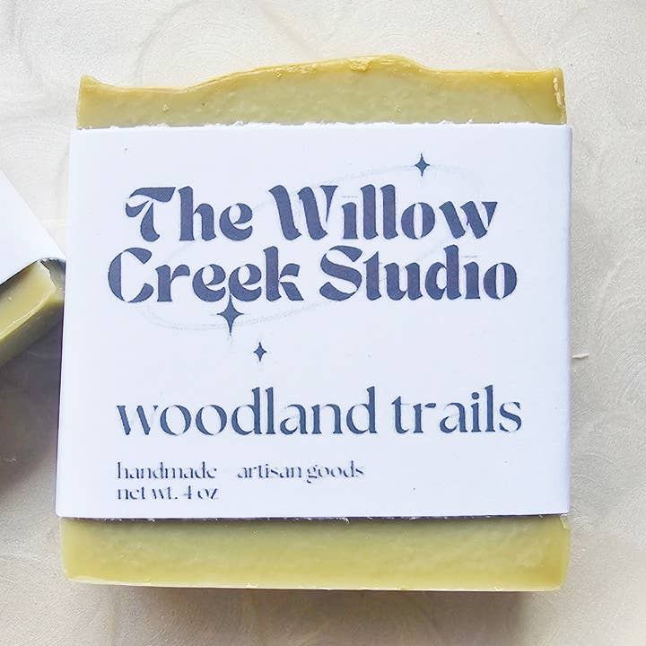 Woodland Trails Soap Bar, Artisan Soap Bar, Bath & Body for wholesale by The Willow Creek Studio