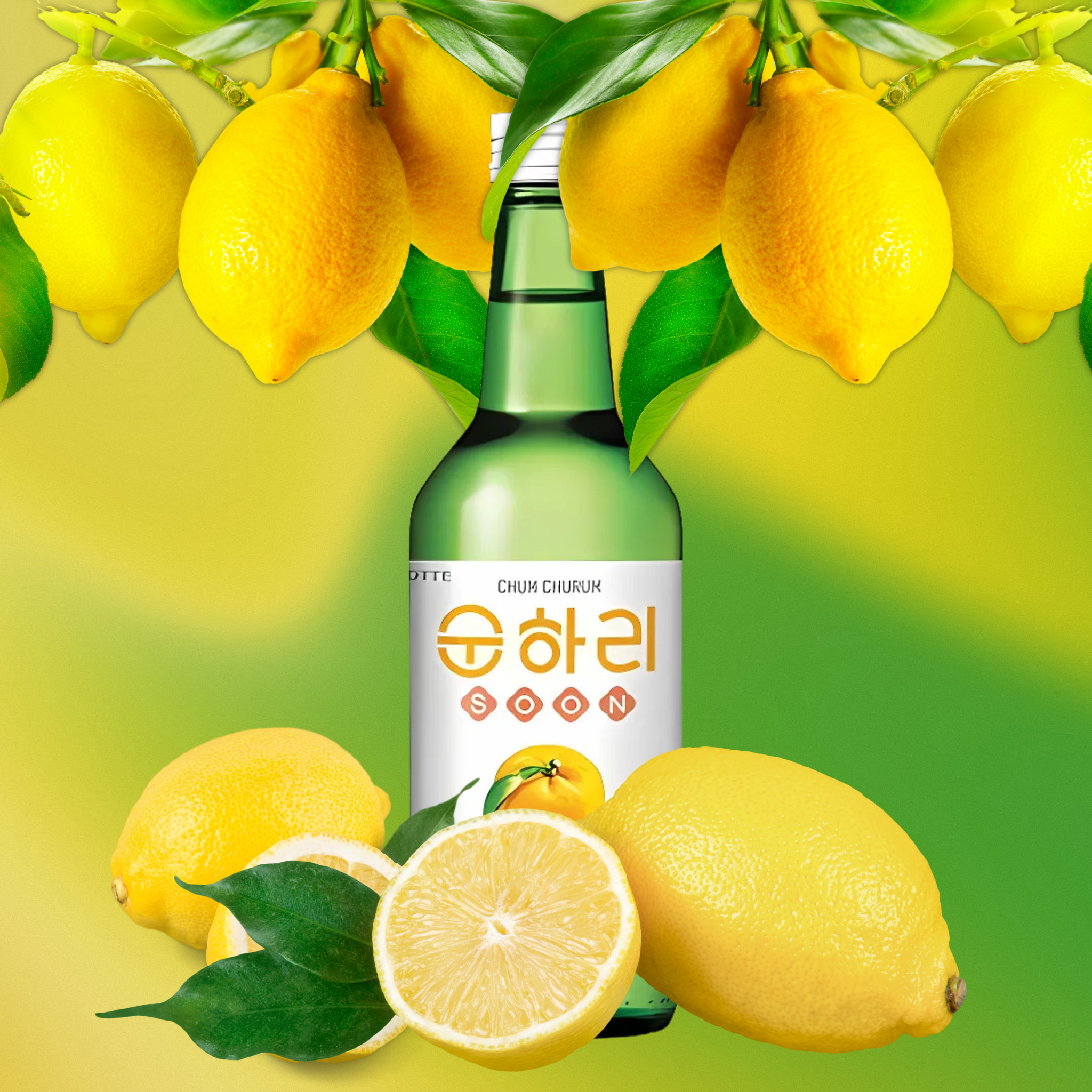 utoppa GmbH - Wholesale  - Chum Churum Soju Lemon 12% Vol. 350 ml1