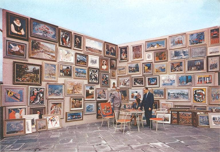 Found Image Press - Wholesale Briefpapier/indexkaartenset - Wenskaart AT-309 Kunstgalerij0