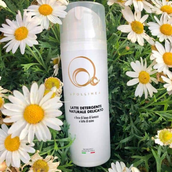 Apollinea - Vendita all'ingrosso Detergenti per il viso - Latte Detergente naturale con Bava di Lumaca e Latte d’Asina