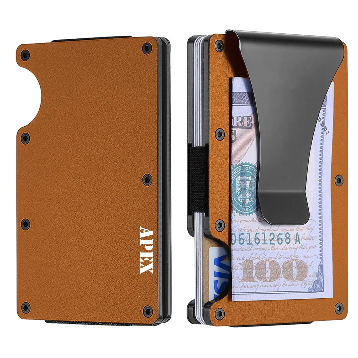 The American Gift Company (TAGCO) - Venta al por mayor Tarjetero - Hombre - Tarjeta de crédito delgada minimalista resistente a los arañazos con bloqueo RFID8