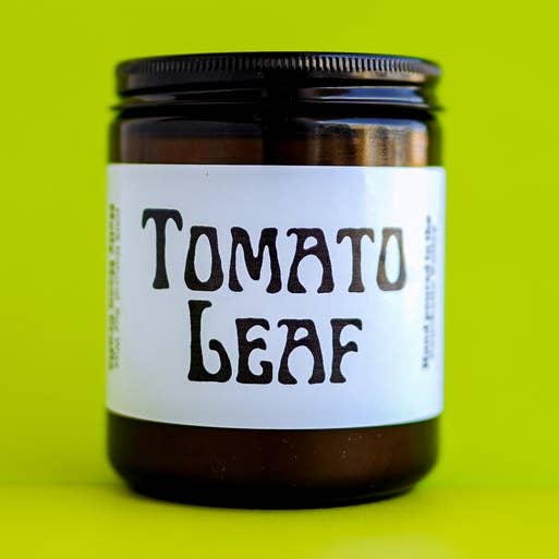 Tomato Leaf Candle for wholesale by Molly Moon Crafts